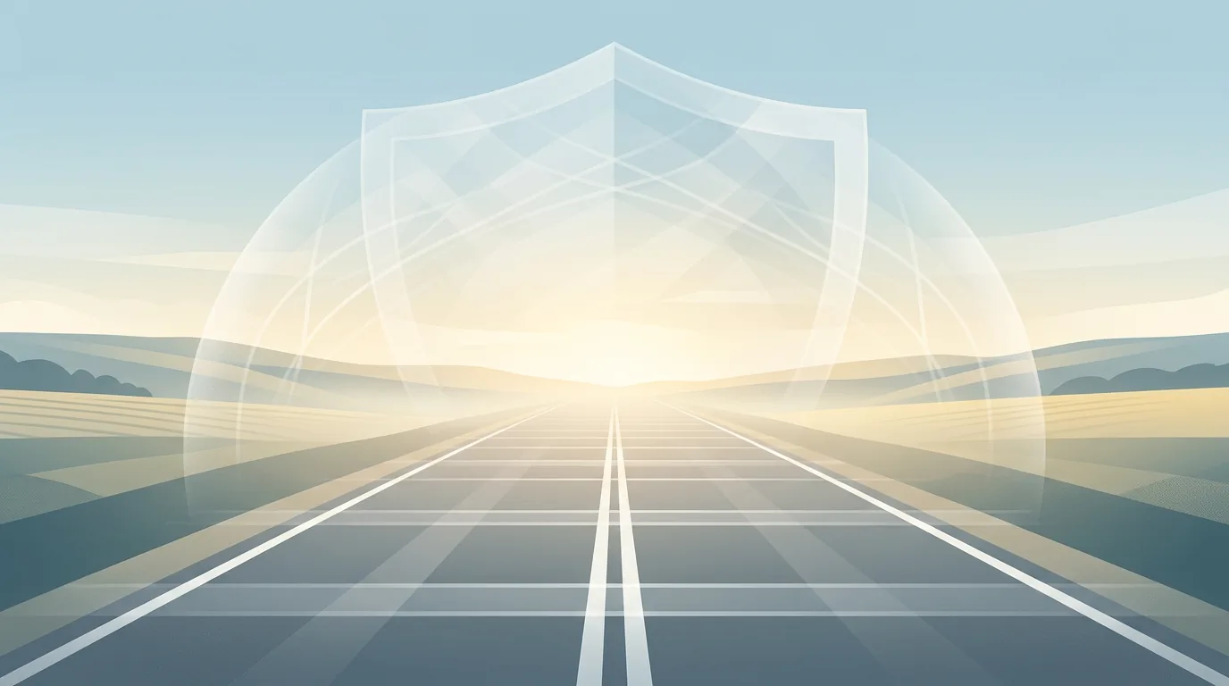 Symbolische Darstellung Haftpflicht und Grenzen, Blog-Titelbild, 1200x675 Pixel